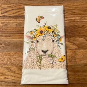 NWT Flour Sack Kitchen Towel - Sheep/Farmhouse